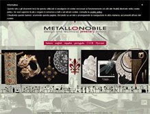 Tablet Screenshot of metallo-nobile.com